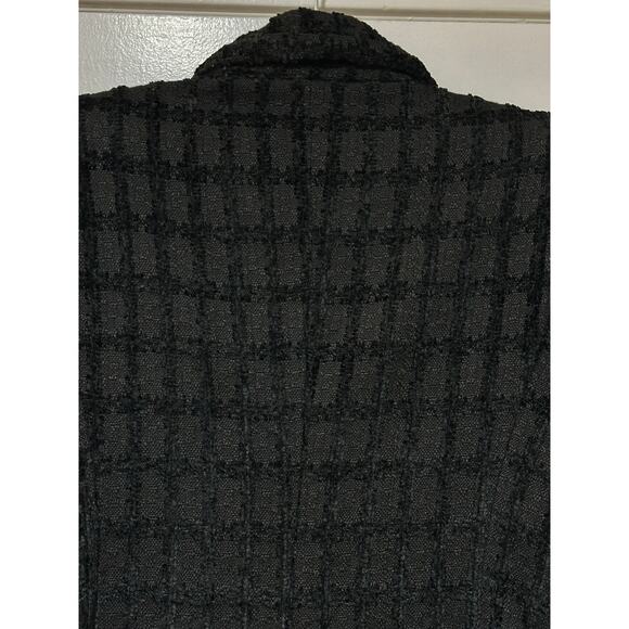 En Saison Melbrooke Tweed Single-Breasted Blazer Black Sz Large Runs Small NWT - Picture 13 of 16